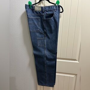 Men’s Denim Cargo Jeans, Redhead brand, size 36Waist x 31 1/2 inseam 2 of 4 Pair